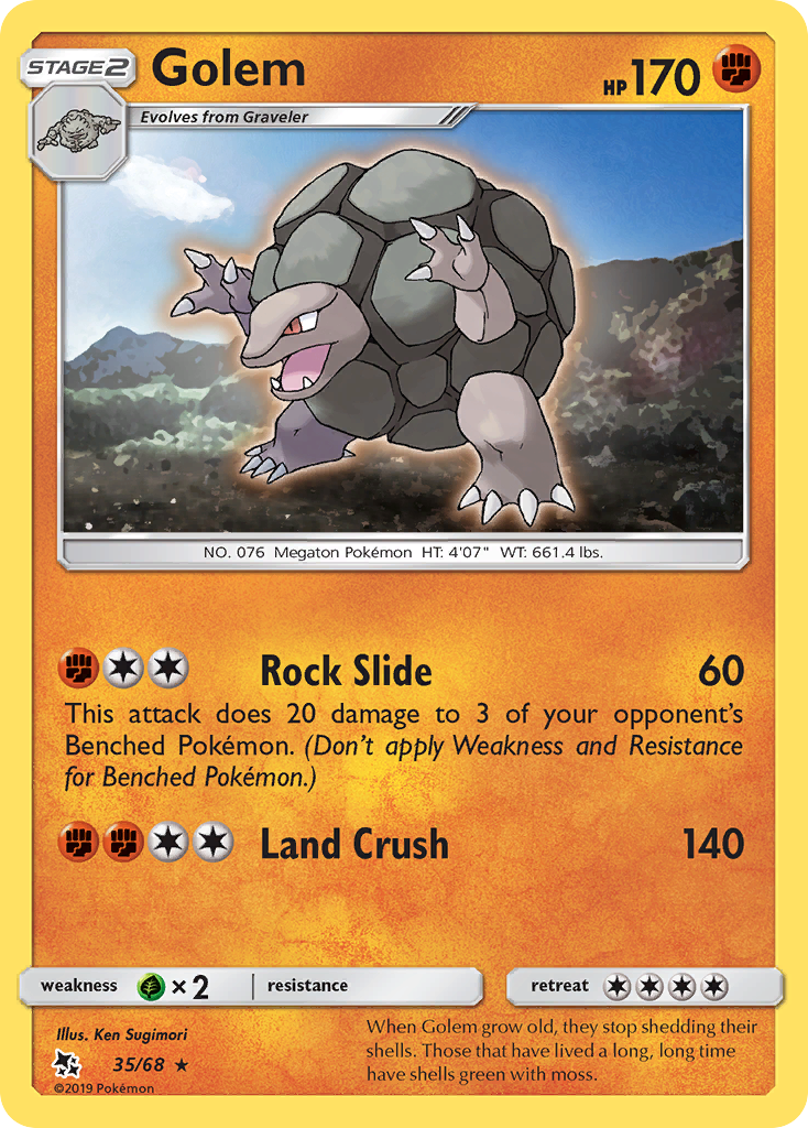 Golem (35/68) [Sun & Moon: Hidden Fates] - The Mythic Store | 24h Order Processing