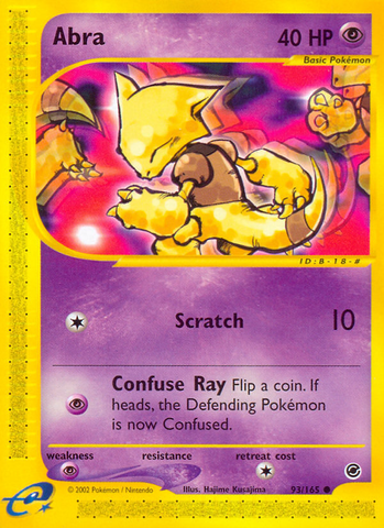 Abra (93/165) [Expedition: Base Set] - The Mythic Store | 24h Order Processing