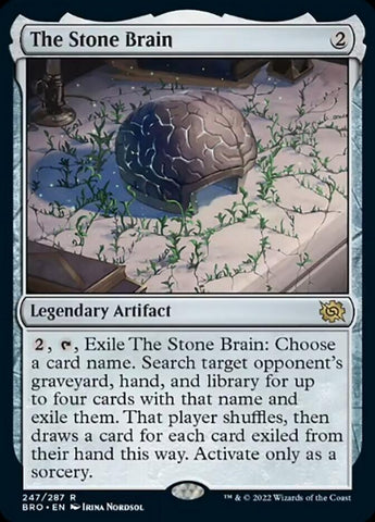 The Stone Brain [The Brothers' War] - The Mythic Store | 24h Order Processing