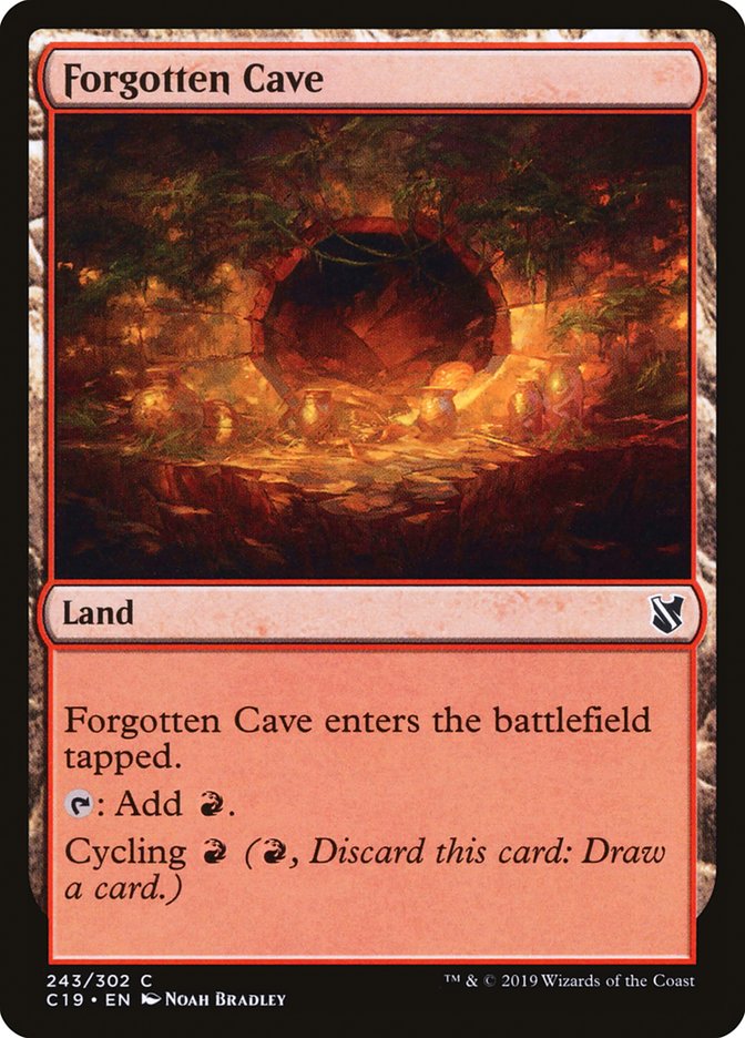 Forgotten Cave [Commander 2019] - The Mythic Store | 24h Order Processing