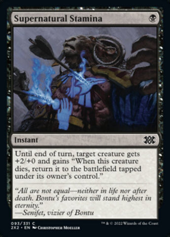 Supernatural Stamina [Double Masters 2022] - The Mythic Store | 24h Order Processing