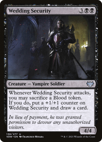 Wedding Security [Innistrad: Crimson Vow] - The Mythic Store | 24h Order Processing