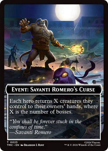 Event: Savanti Romero's Curse [Teenage Mutant Ninja Turtles Commander Tokens] - The Mythic Store | 24h Order Processing