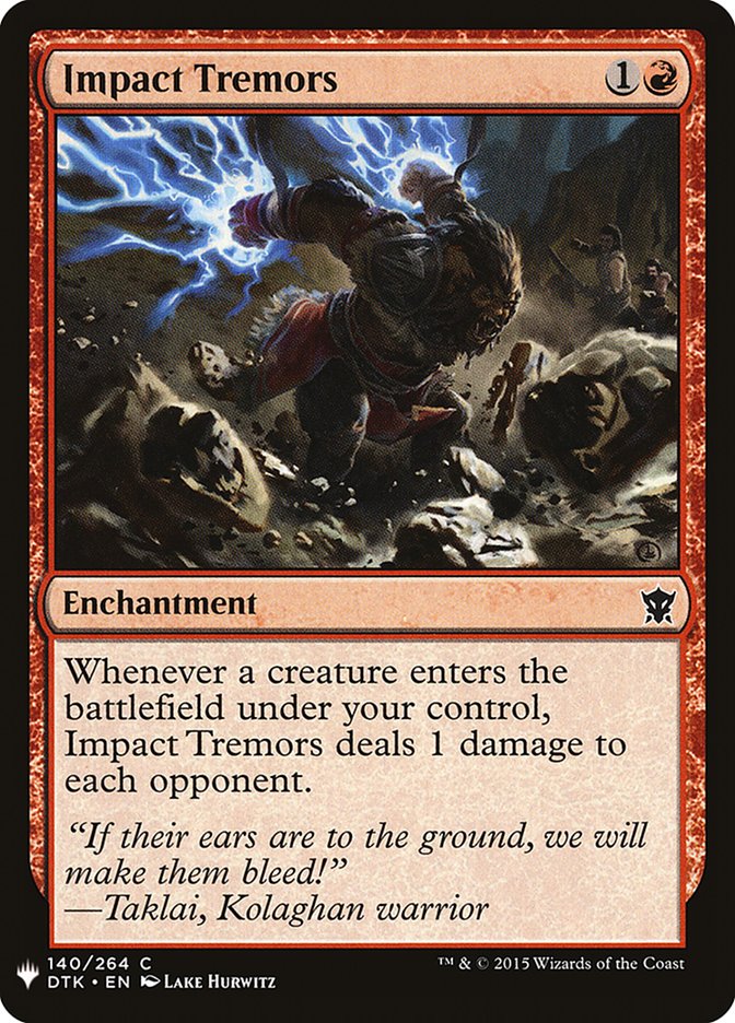 Impact Tremors [Mystery Booster] - The Mythic Store | 24h Order Processing