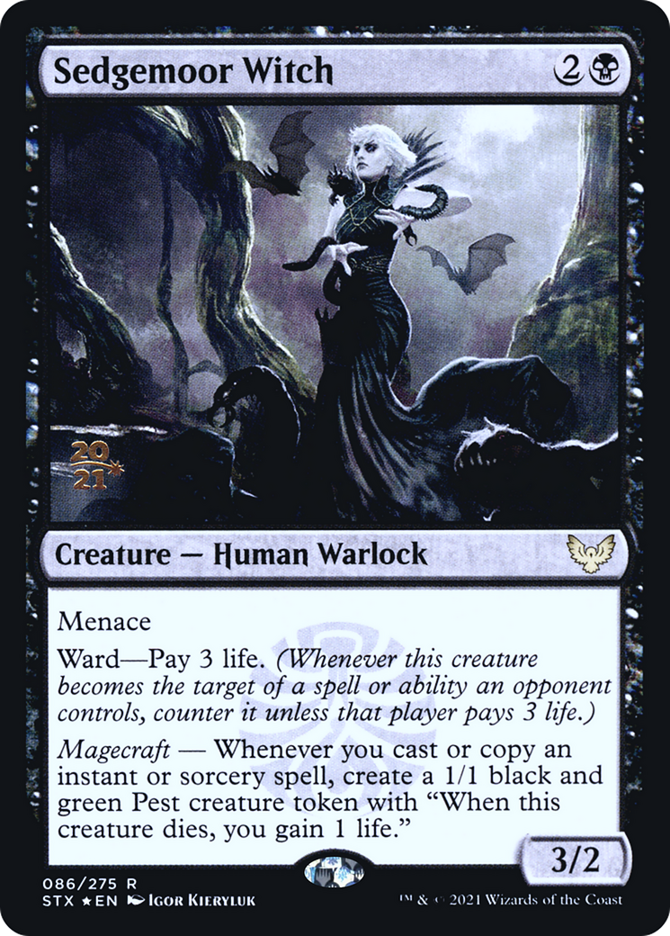 Sedgemoor Witch [Strixhaven: School of Mages Prerelease Promos] - The Mythic Store | 24h Order Processing