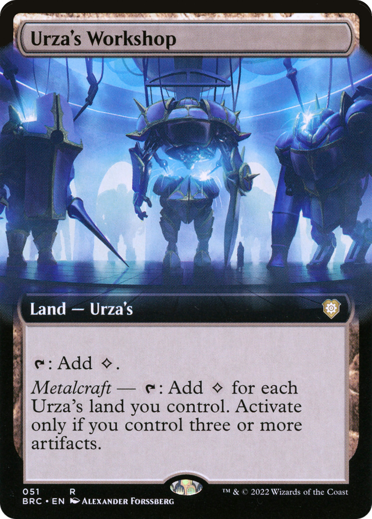 Urza's Workshop (Extended Art) [The Brothers' War Commander] - The Mythic Store | 24h Order Processing