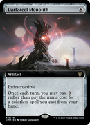 Darksteel Monolith (Extended Art) [Commander Masters] - The Mythic Store | 24h Order Processing