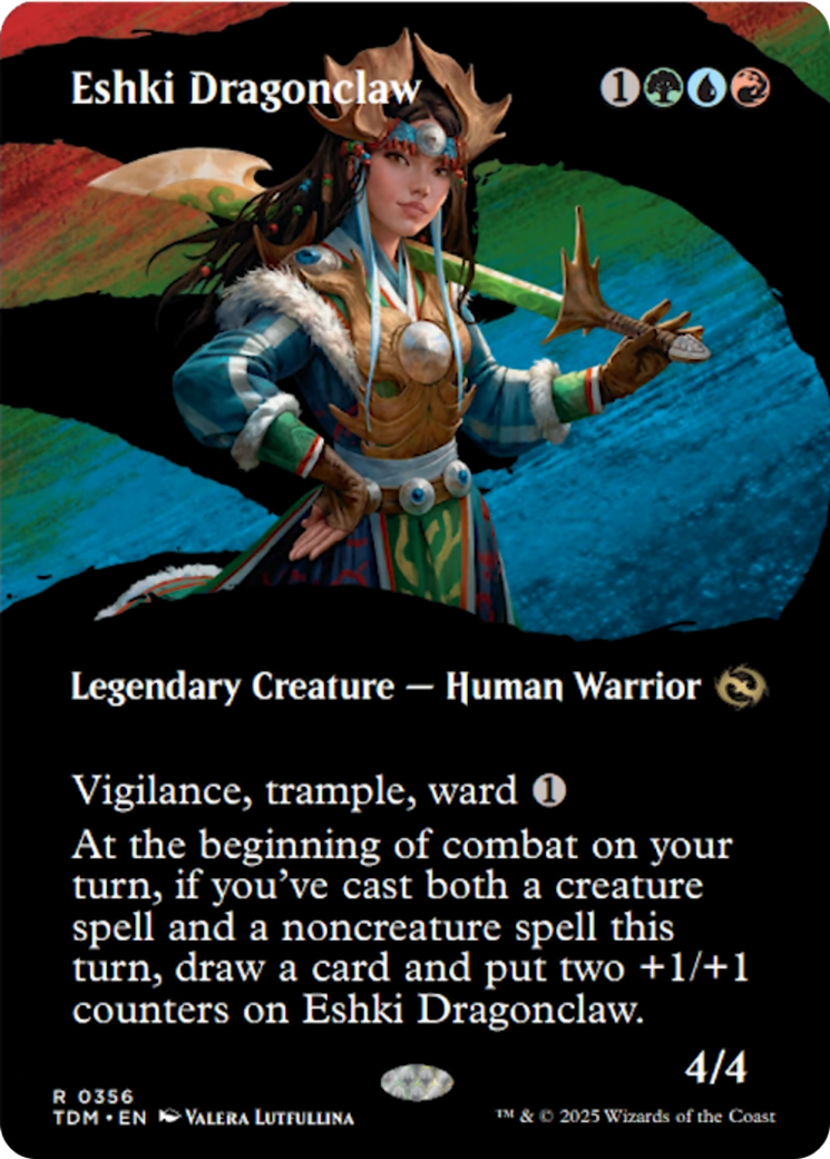 Eshki Dragonclaw (Borderless) [Tarkir: Dragonstorm] - The Mythic Store | 24h Order Processing