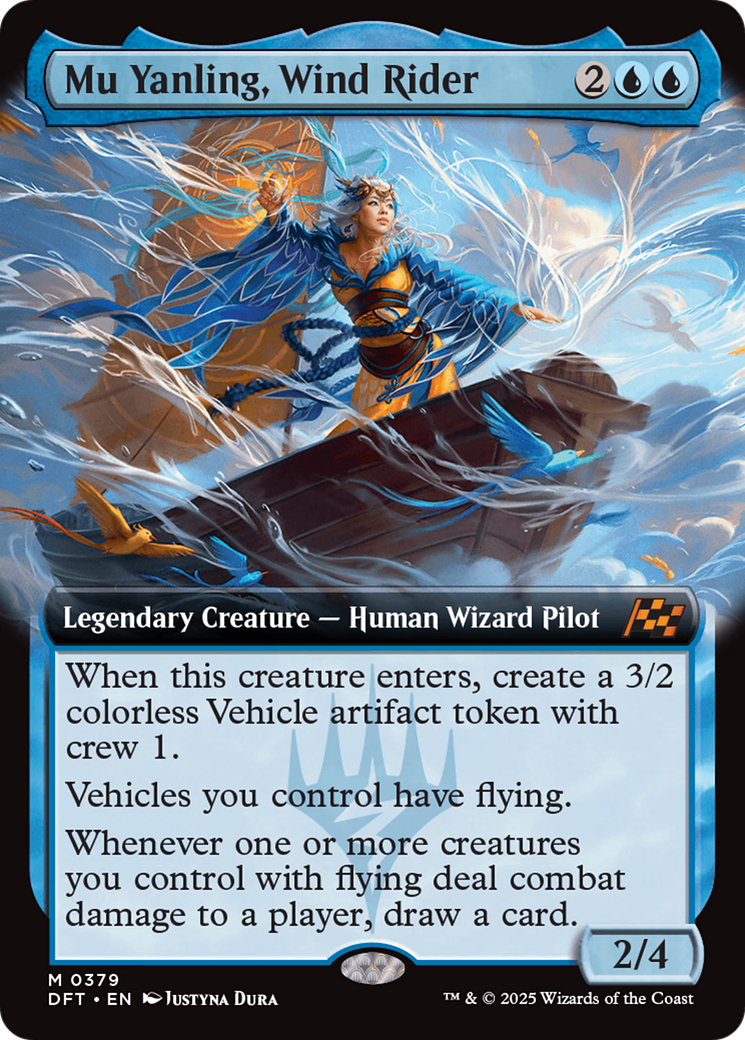 Mu Yanling, Wind Rider (Extended Art) [Aetherdrift] - The Mythic Store | 24h Order Processing