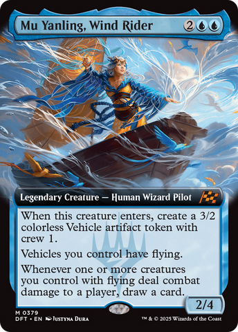 Mu Yanling, Wind Rider (Extended Art) [Aetherdrift] - The Mythic Store | 24h Order Processing