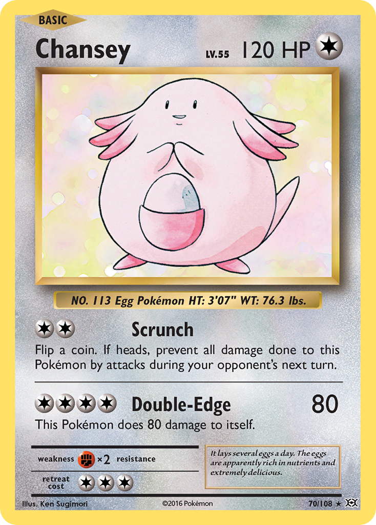 Chansey (70/108) [XY: Evolutions] - The Mythic Store | 24h Order Processing