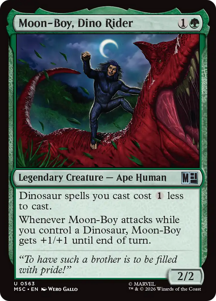 Moon-Boy, Dino Rider [Marvel Super Heroes Commander] - The Mythic Store | 24h Order Processing
