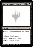 The Archenemy's Charm [Unknown Event] - The Mythic Store | 24h Order Processing