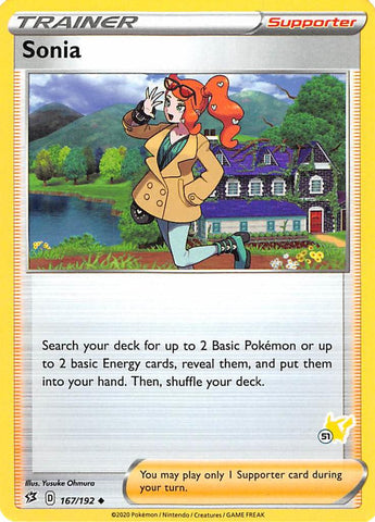 Sonia (167/192) (Pikachu Stamp #51) [Battle Academy 2022] - The Mythic Store | 24h Order Processing