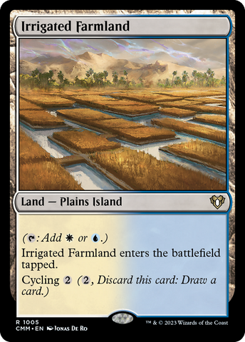Irrigated Farmland [Commander Masters] - The Mythic Store | 24h Order Processing