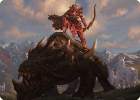 Meria's Outrider Art Card [Dominaria United Art Series] - The Mythic Store | 24h Order Processing