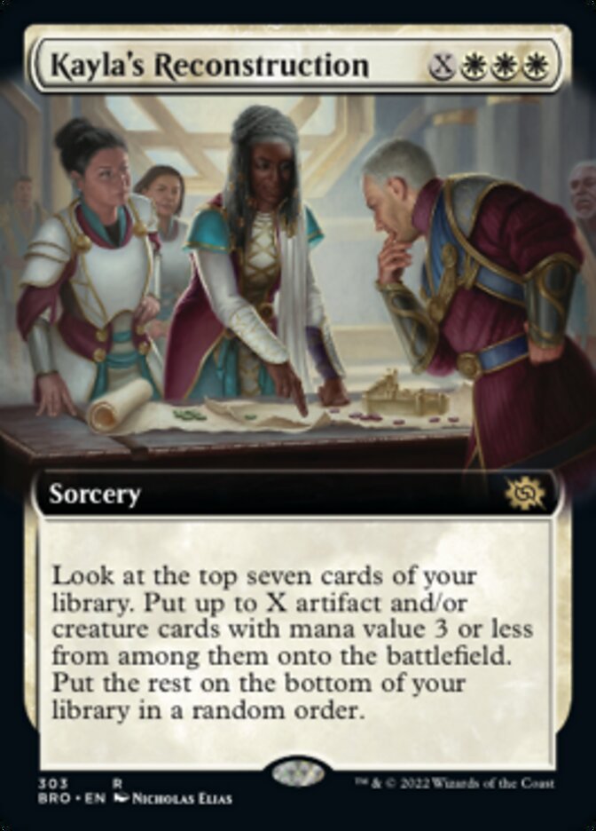 Kayla's Reconstruction (Extended Art) [The Brothers' War] - The Mythic Store | 24h Order Processing
