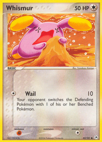 Whismur (82/101) [EX: Hidden Legends] - The Mythic Store | 24h Order Processing