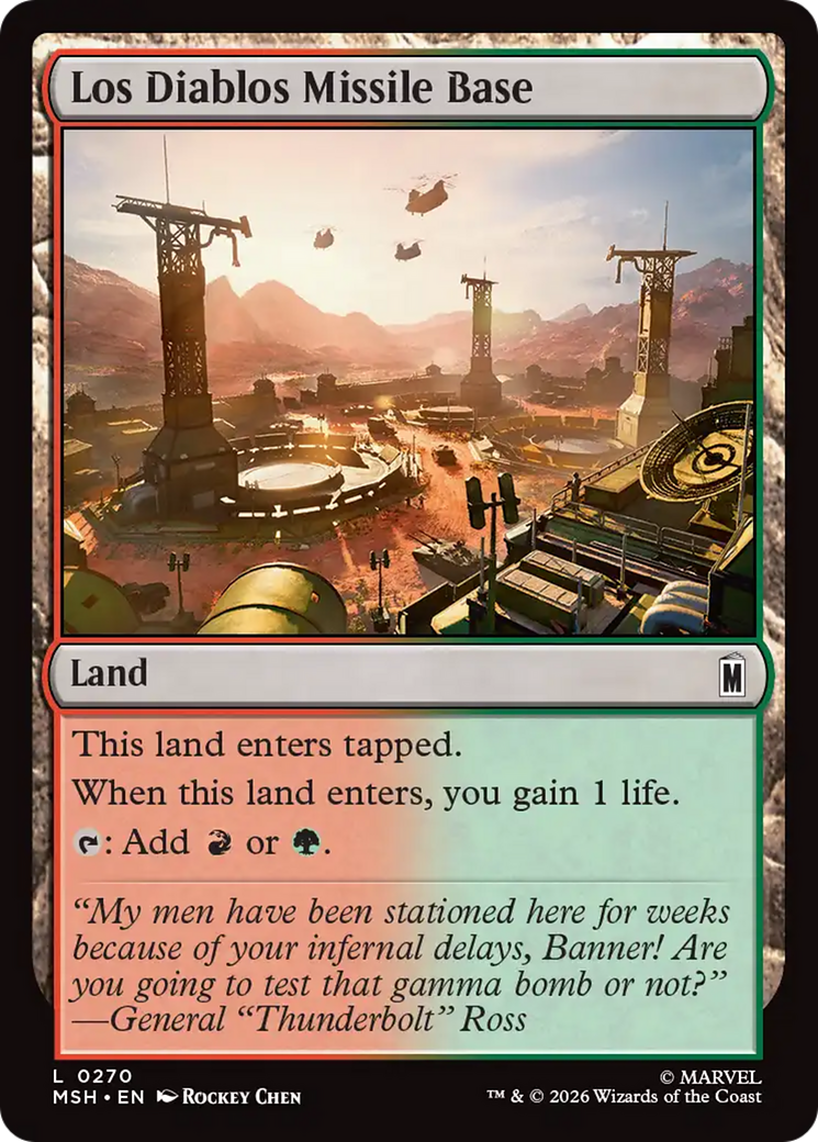 Los Diablos Missile Base [Marvel Super Heroes] - The Mythic Store | 24h Order Processing