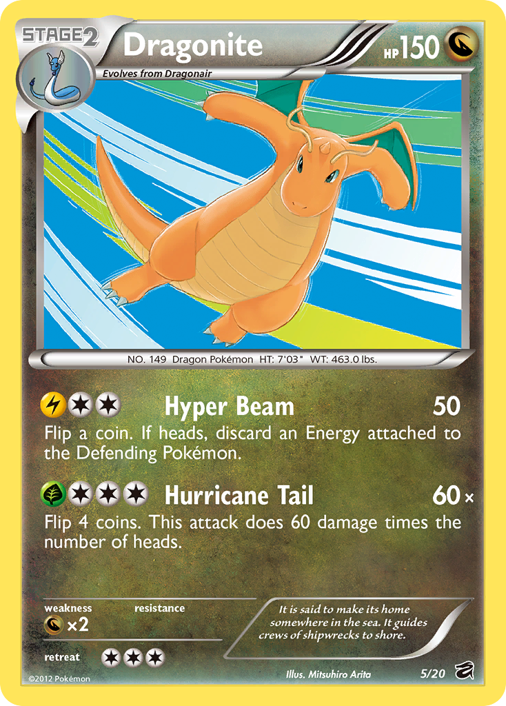 Dragonite (5/20) [Black & White: Dragon Vault] - The Mythic Store | 24h Order Processing