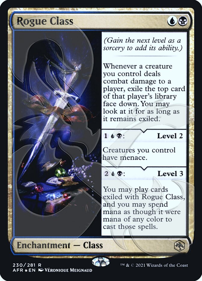 Rogue Class (Ampersand Promo) [Dungeons & Dragons: Adventures in the Forgotten Realms Promos] - The Mythic Store | 24h Order Processing