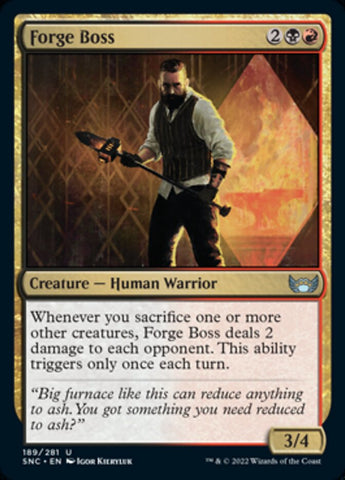 Forge Boss [Streets of New Capenna] - The Mythic Store | 24h Order Processing