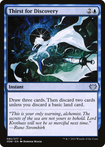 Thirst for Discovery [Innistrad: Crimson Vow] - The Mythic Store | 24h Order Processing