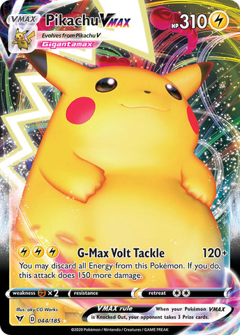 Pikachu VMAX (044/185) [Sword & Shield: Vivid Voltage] - The Mythic Store | 24h Order Processing