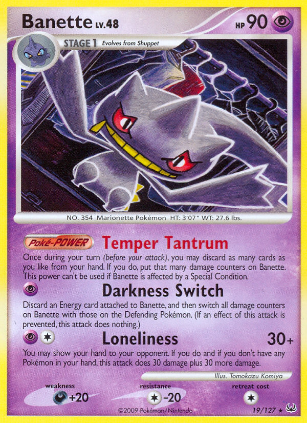 Banette (19/127) [Platinum: Base Set] - The Mythic Store | 24h Order Processing