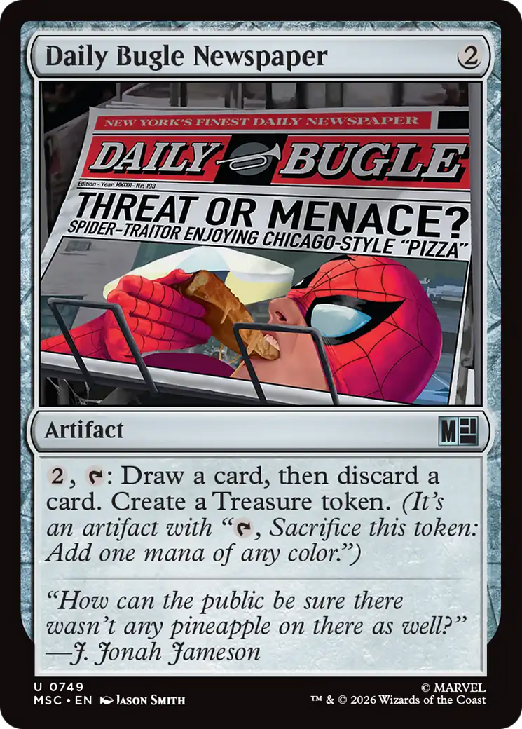 Daily Bugle Newspaper [Marvel Super Heroes Commander] - The Mythic Store | 24h Order Processing
