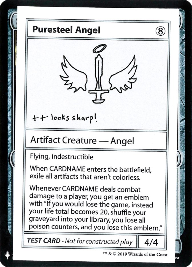 Puresteel Angel [Mystery Booster Playtest Cards] - The Mythic Store | 24h Order Processing