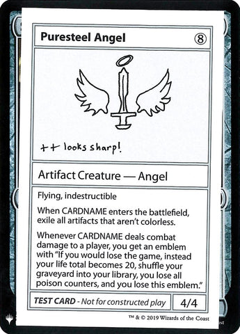Puresteel Angel [Mystery Booster Playtest Cards] - The Mythic Store | 24h Order Processing