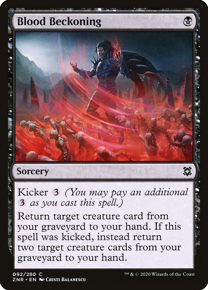Blood Beckoning [Zendikar Rising] - The Mythic Store | 24h Order Processing