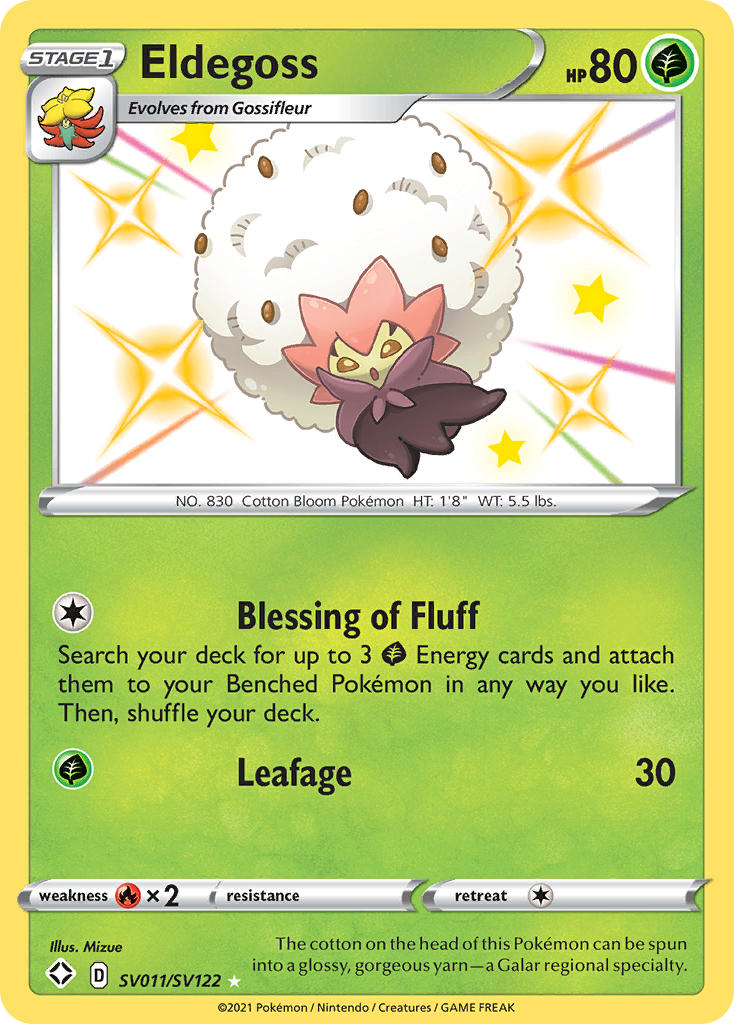 Eldegoss (SV011/SV122) [Sword & Shield: Shining Fates] - The Mythic Store | 24h Order Processing