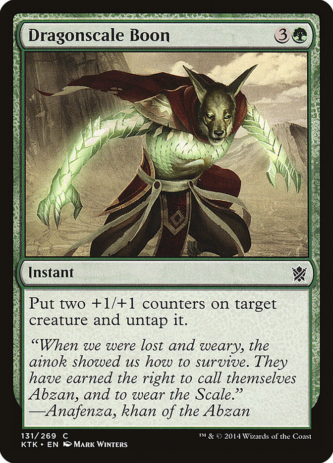 Dragonscale Boon [Khans of Tarkir] - The Mythic Store | 24h Order Processing