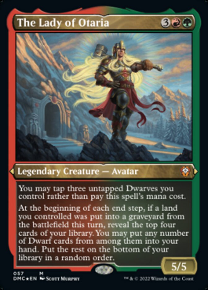 The Lady of Otaria (Foil Etched) [Dominaria United Commander] - The Mythic Store | 24h Order Processing