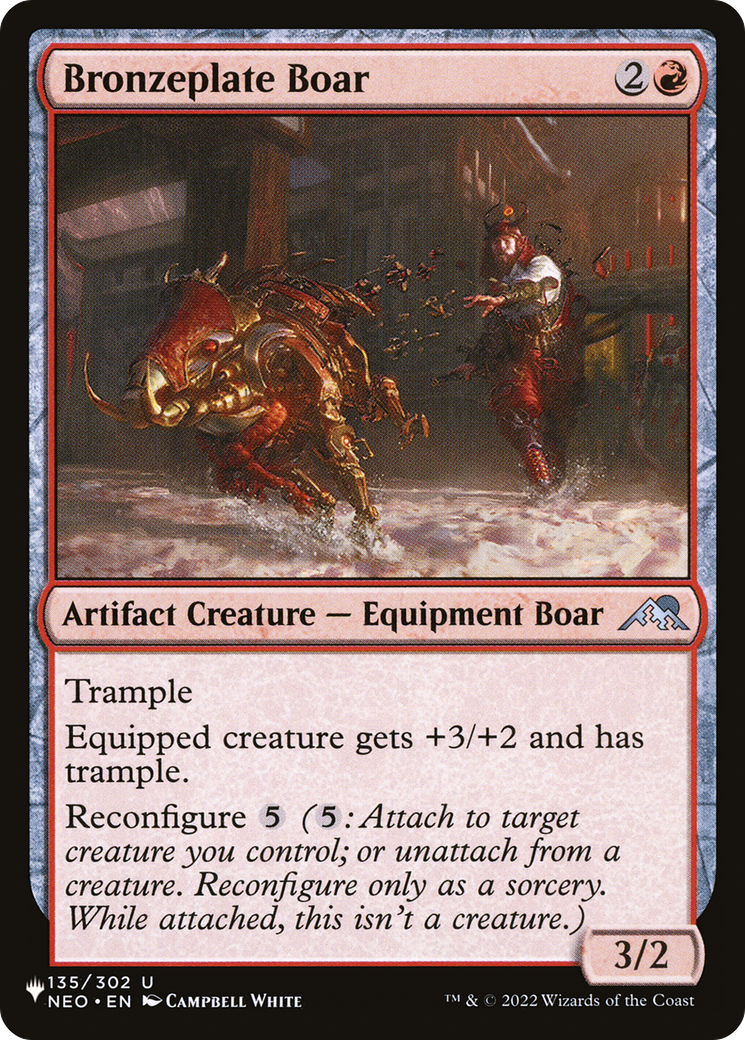 Bronzeplate Boar [The List] - The Mythic Store | 24h Order Processing