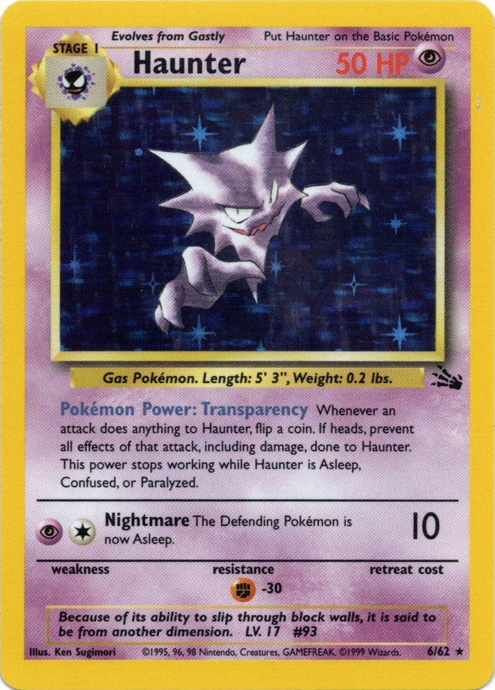 Haunter (6/62) [Fossil Unlimited] - The Mythic Store | 24h Order Processing