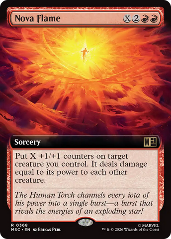Nova Flame (Extended Art) [Marvel Super Heroes Commander] - The Mythic Store | 24h Order Processing