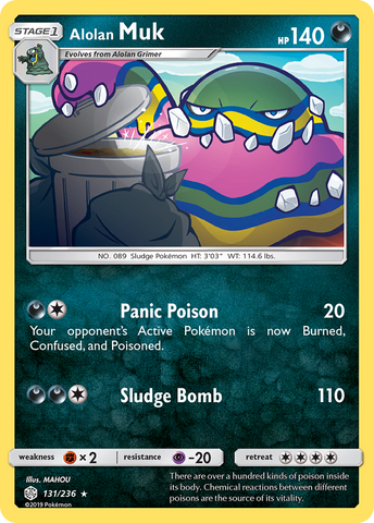 Alolan Muk (131/236) [Sun & Moon: Cosmic Eclipse] - The Mythic Store | 24h Order Processing
