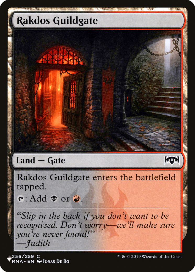 Rakdos Guildgate (256) [The List] - The Mythic Store | 24h Order Processing