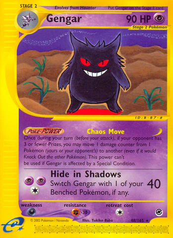 Gengar (48/165) [Expedition: Base Set] - The Mythic Store | 24h Order Processing