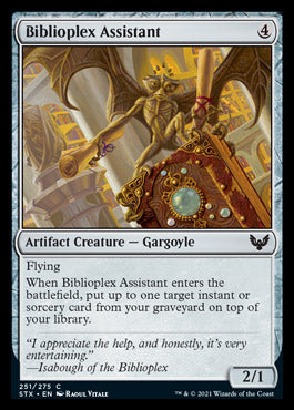 Biblioplex Assistant [Strixhaven: School of Mages] - The Mythic Store | 24h Order Processing
