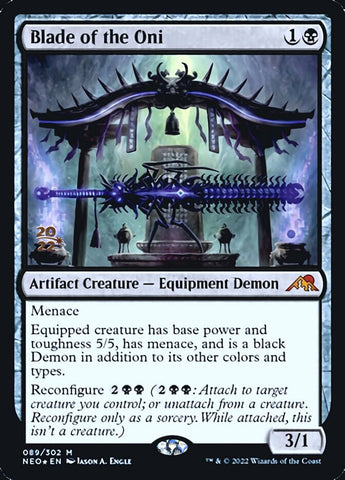 Blade of the Oni [Kamigawa: Neon Dynasty Prerelease Promos] - The Mythic Store | 24h Order Processing