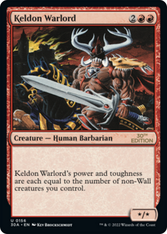 Keldon Warlord [30th Anniversary Edition] - The Mythic Store | 24h Order Processing