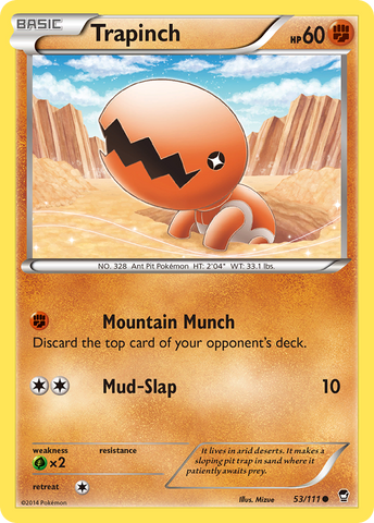 Trapinch (53/111) [XY: Furious Fists] - The Mythic Store | 24h Order Processing