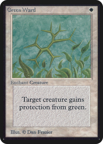 Green Ward [Alpha Edition] - The Mythic Store | 24h Order Processing