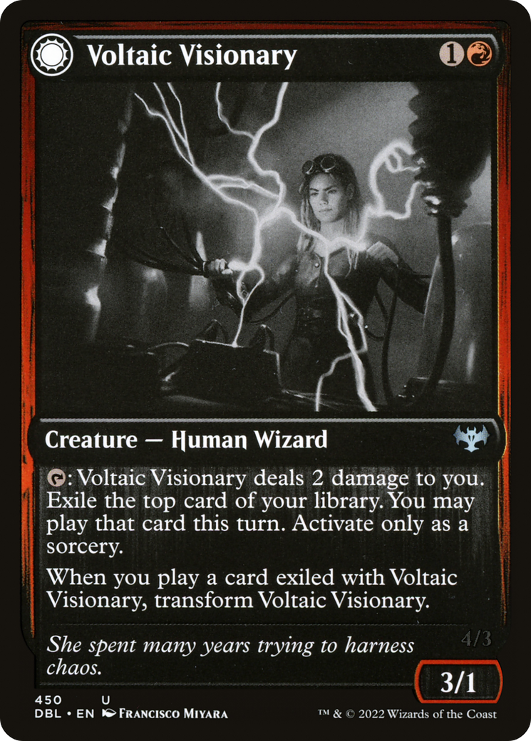 Voltaic Visionary // Volt-Charged Berserker [Innistrad: Double Feature] - The Mythic Store | 24h Order Processing