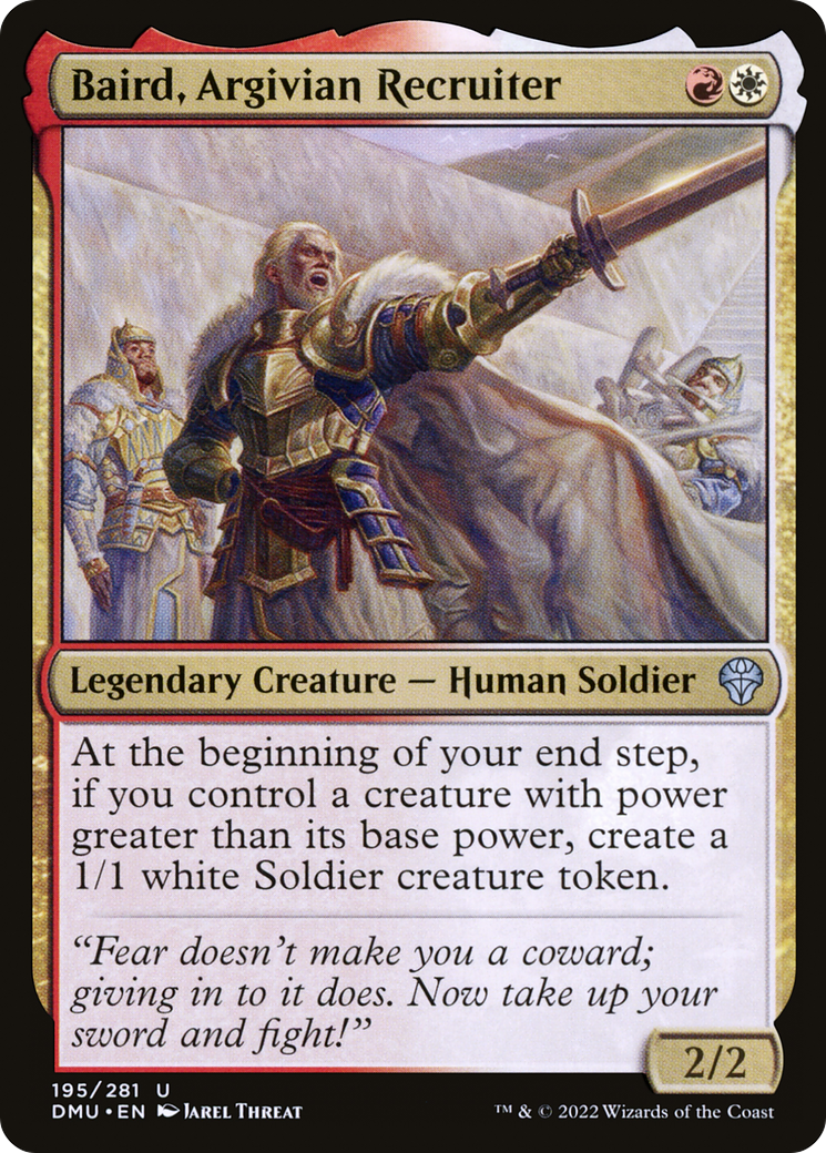 Baird, Argivian Recruiter [Dominaria United] - The Mythic Store | 24h Order Processing
