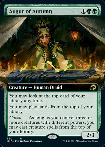 Augur of Autumn (Extended Art) [Innistrad: Midnight Hunt] - The Mythic Store | 24h Order Processing